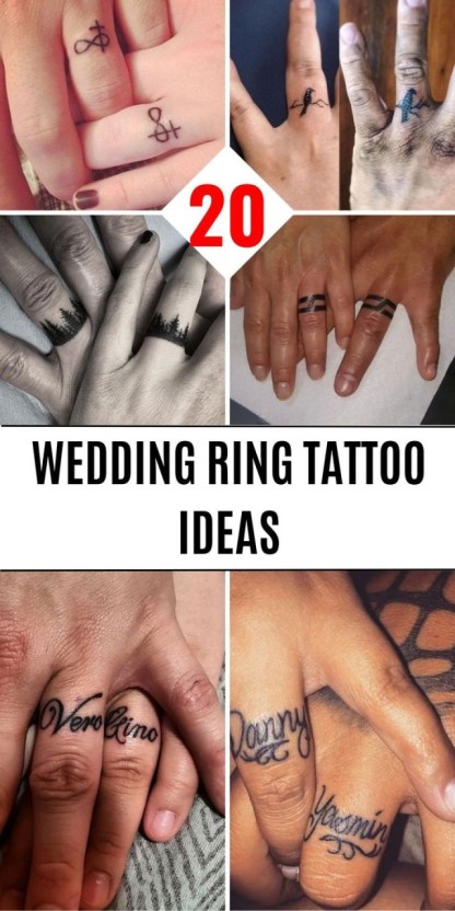 wedding ring tattoos ideas 0047