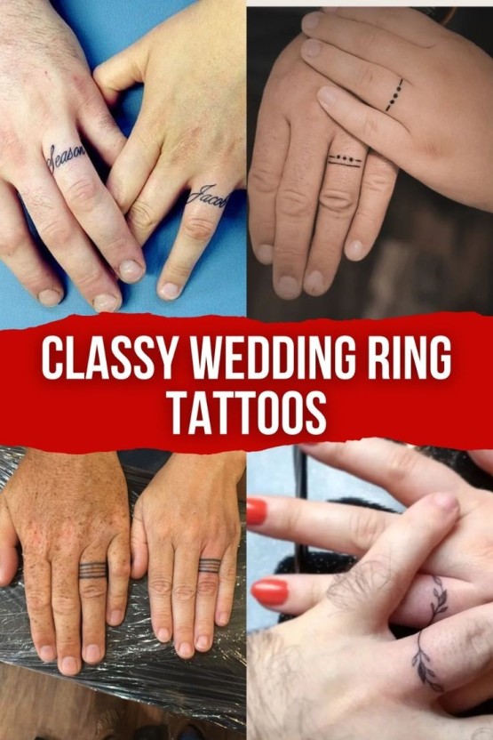 wedding ring tattoos ideas 0060