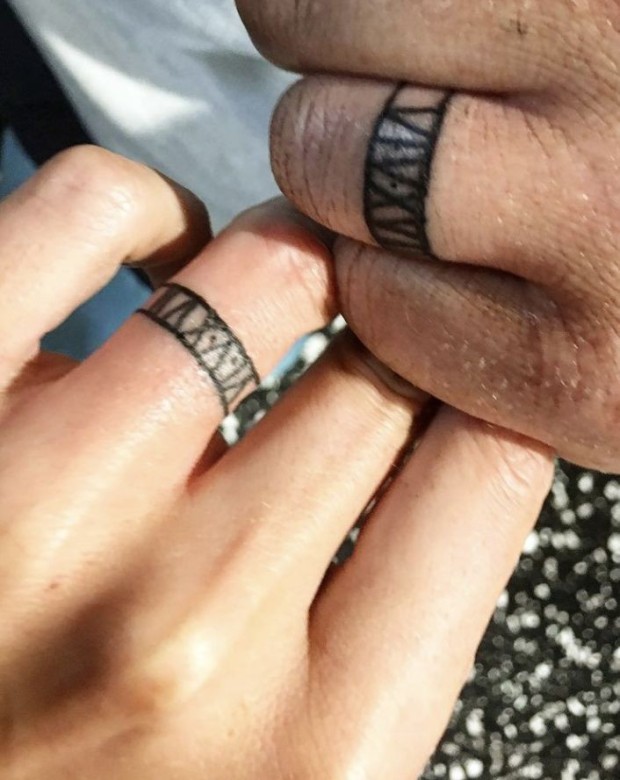 wedding ring tattoos ideas 0068