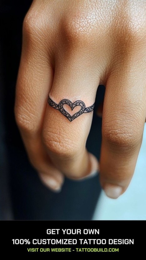 wedding ring tattoos ideas 0082