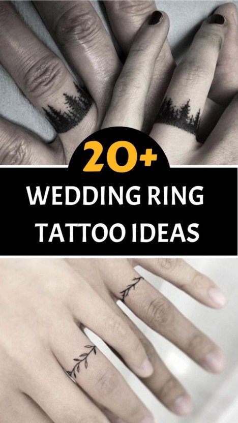 wedding ring tattoos ideas 0083