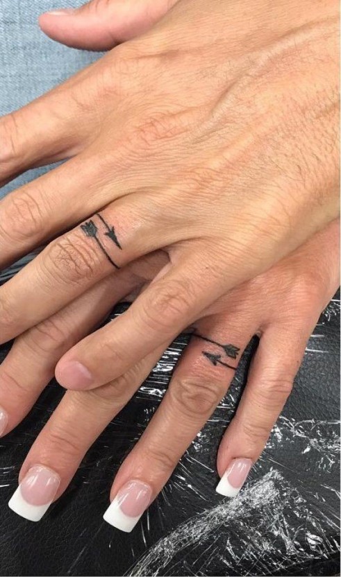 wedding ring tattoos ideas 0089