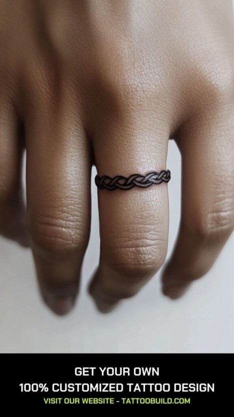 wedding ring tattoos ideas 0091