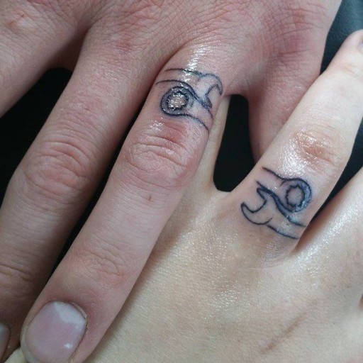 wedding ring tattoos ideas 0093