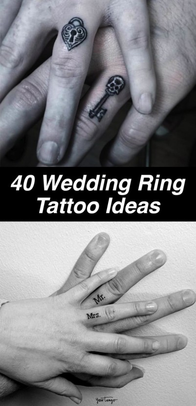 wedding ring tattoos ideas 0099