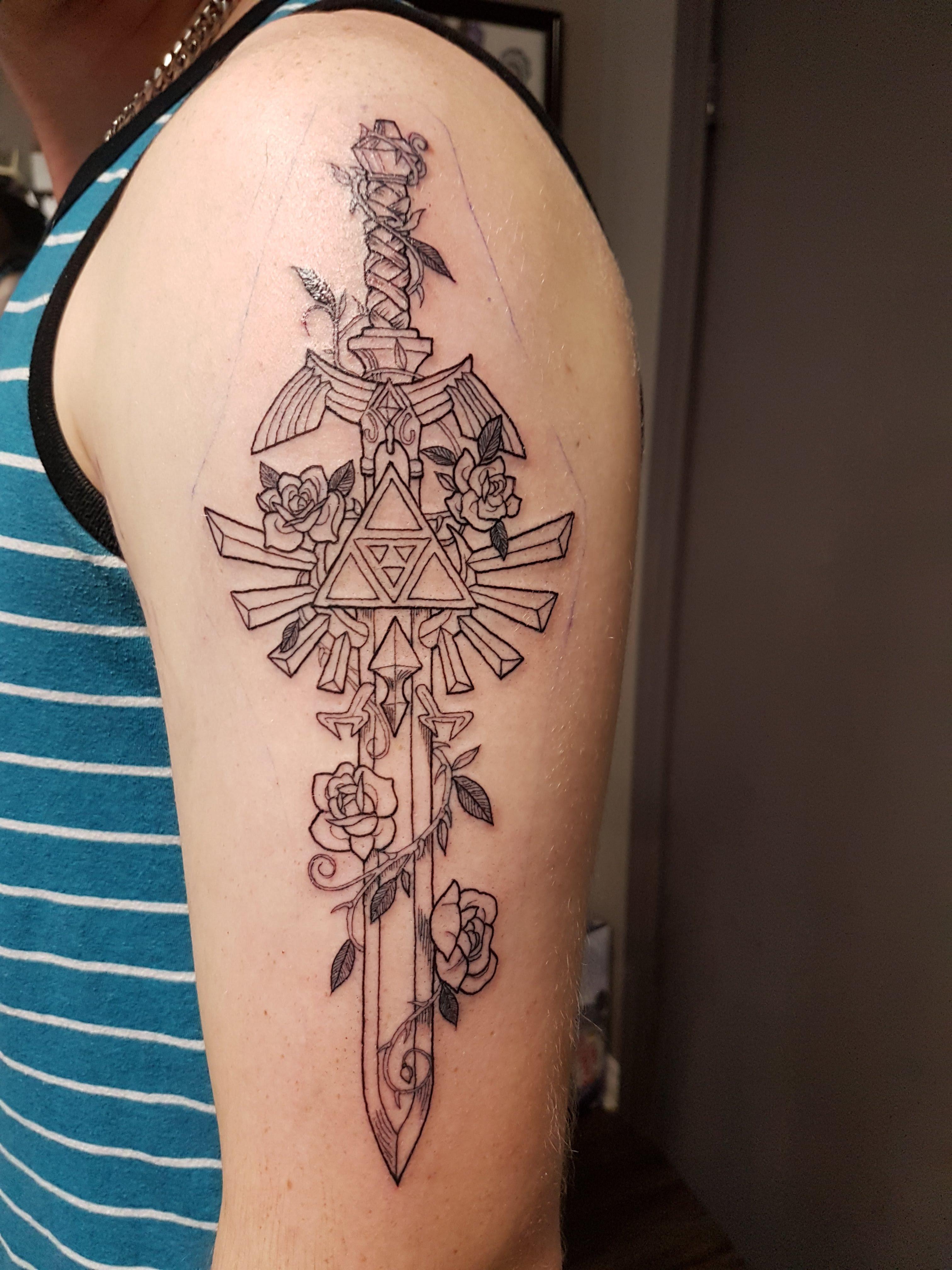 whimsical Legend of Zelda tattoo ideas