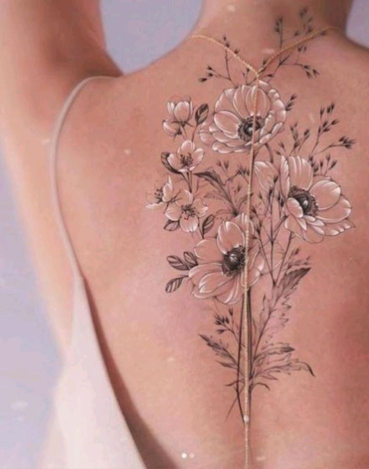 wildflower tattoo ideas 0029