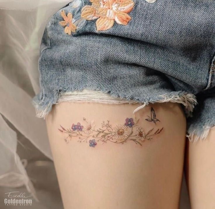 wildflower tattoo ideas 0035