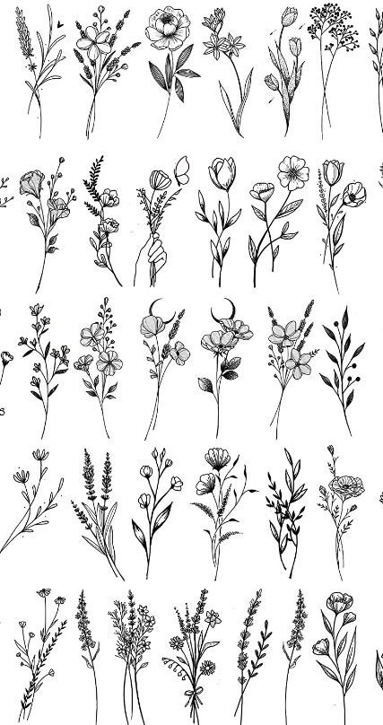 wildflower tattoo ideas 0038