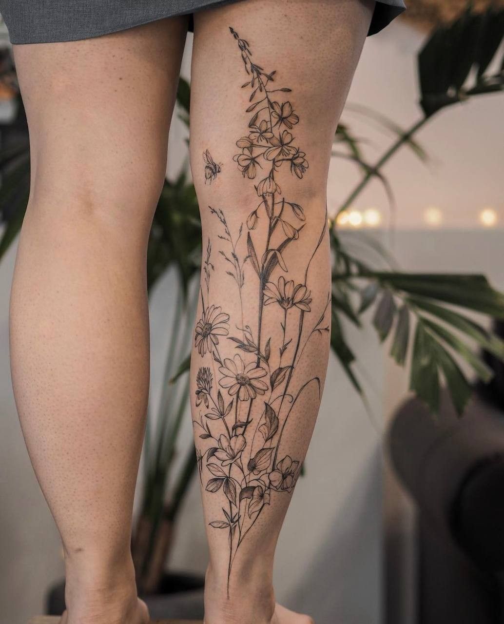 wildflower tattoo ideas 0042