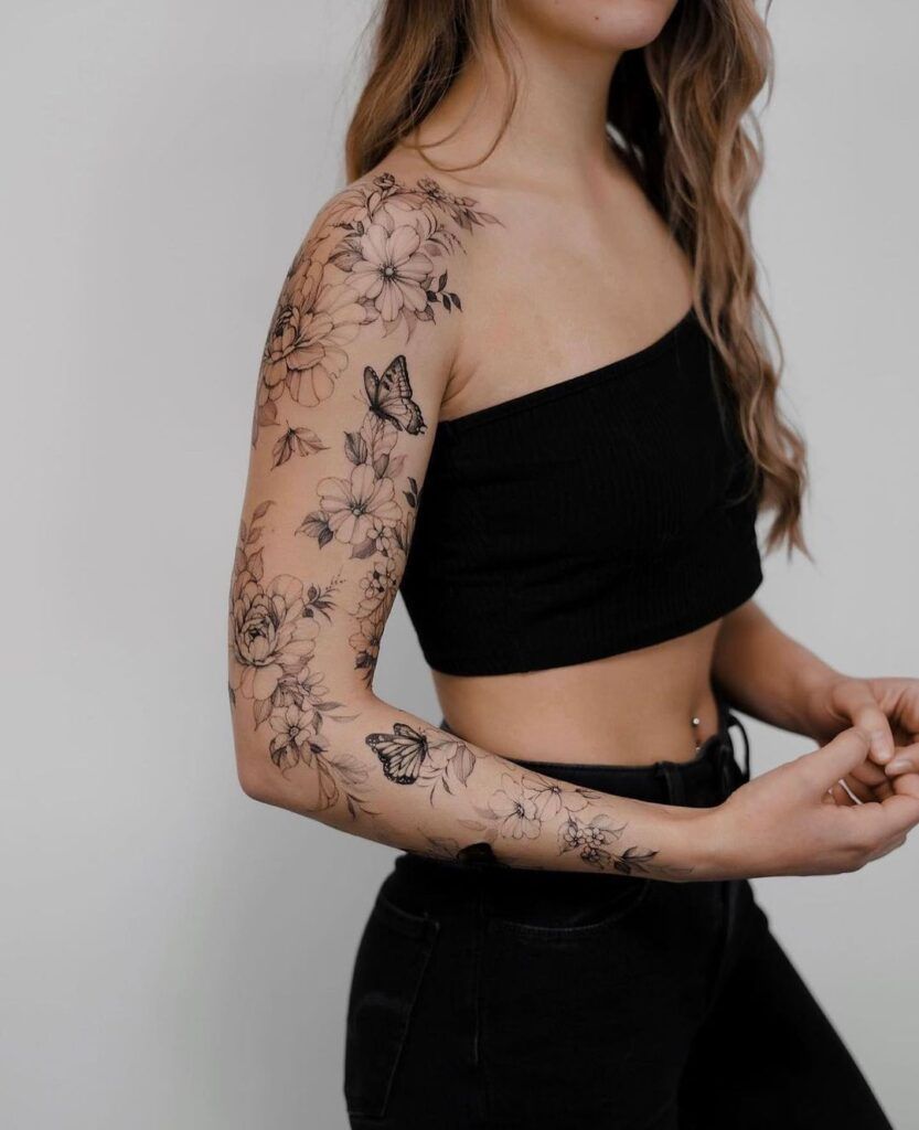 wildflower tattoo ideas 0054