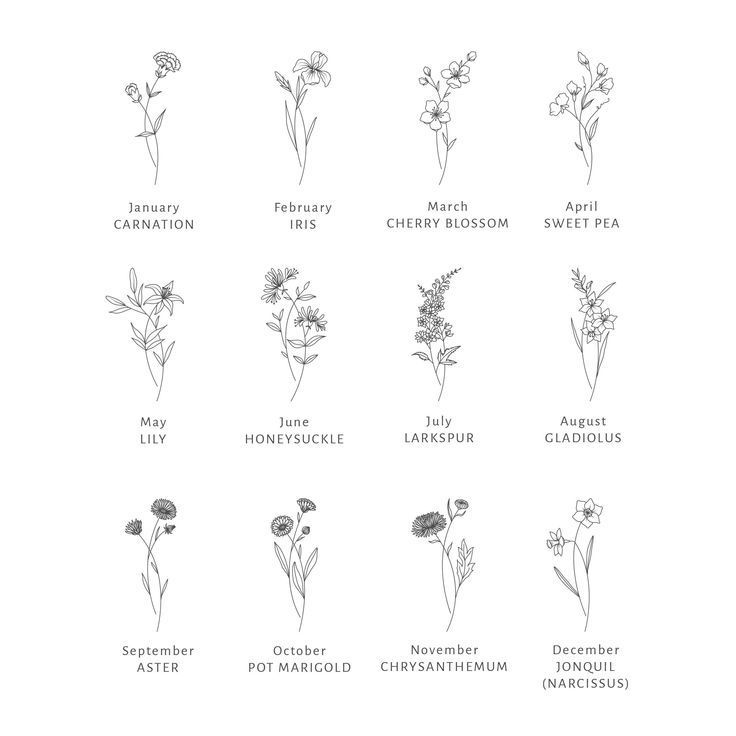 wildflower tattoo ideas 0066