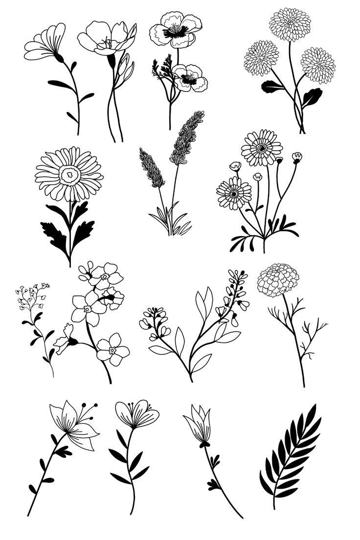 wildflower tattoo ideas 0069