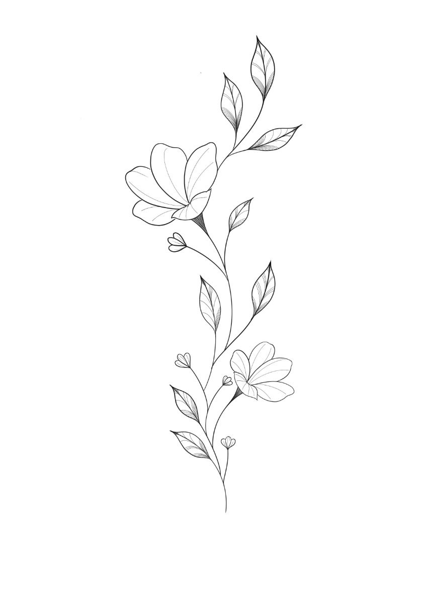 wildflower tattoo ideas 0070