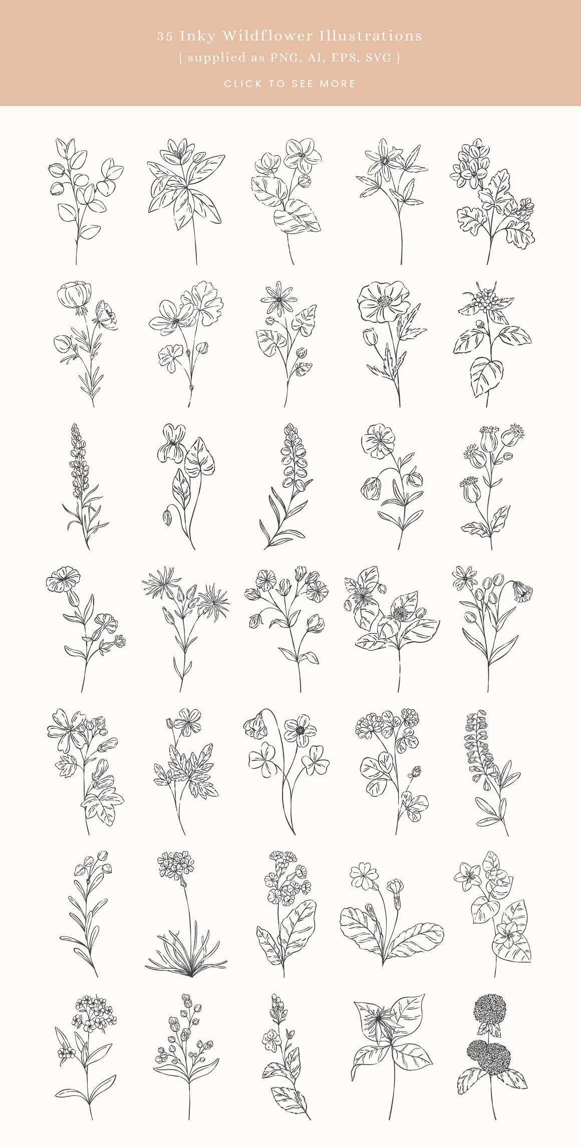 wildflower tattoo ideas 0074