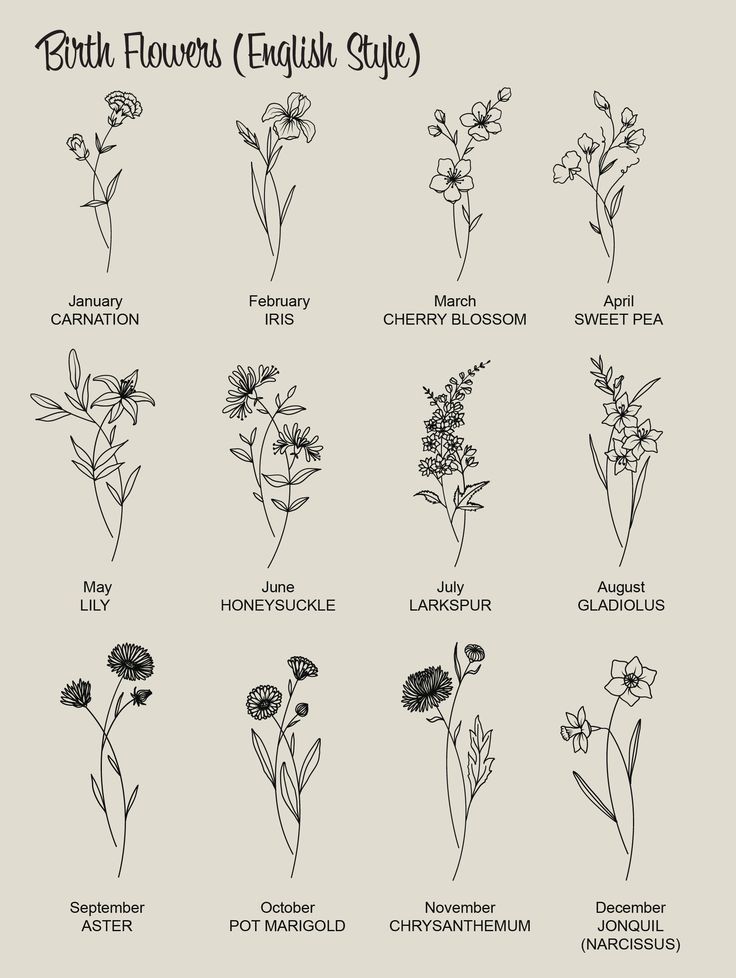 wildflower tattoo ideas 0082