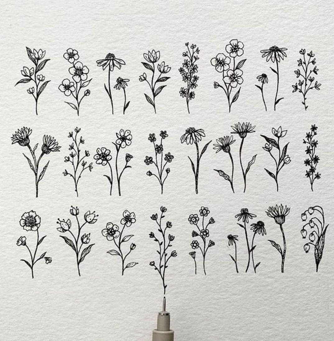 wildflower tattoo ideas 0084