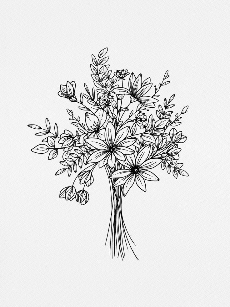 wildflower tattoo ideas 0099