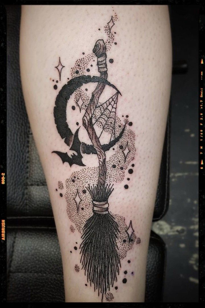 witch moon tattoo ideas 0031