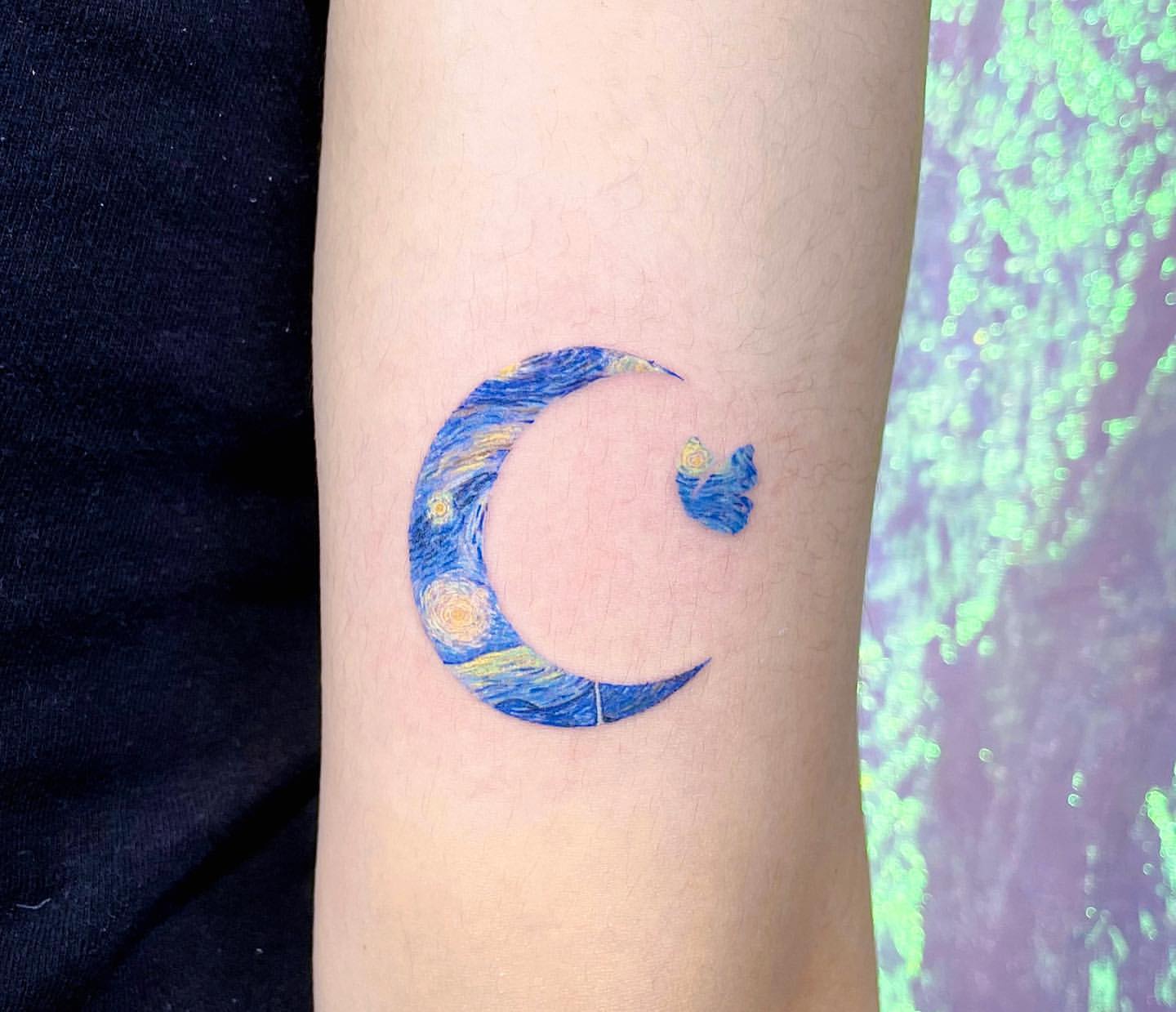 witch moon tattoo ideas 0037