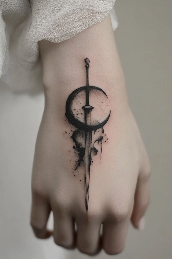 witch moon tattoo ideas 0044