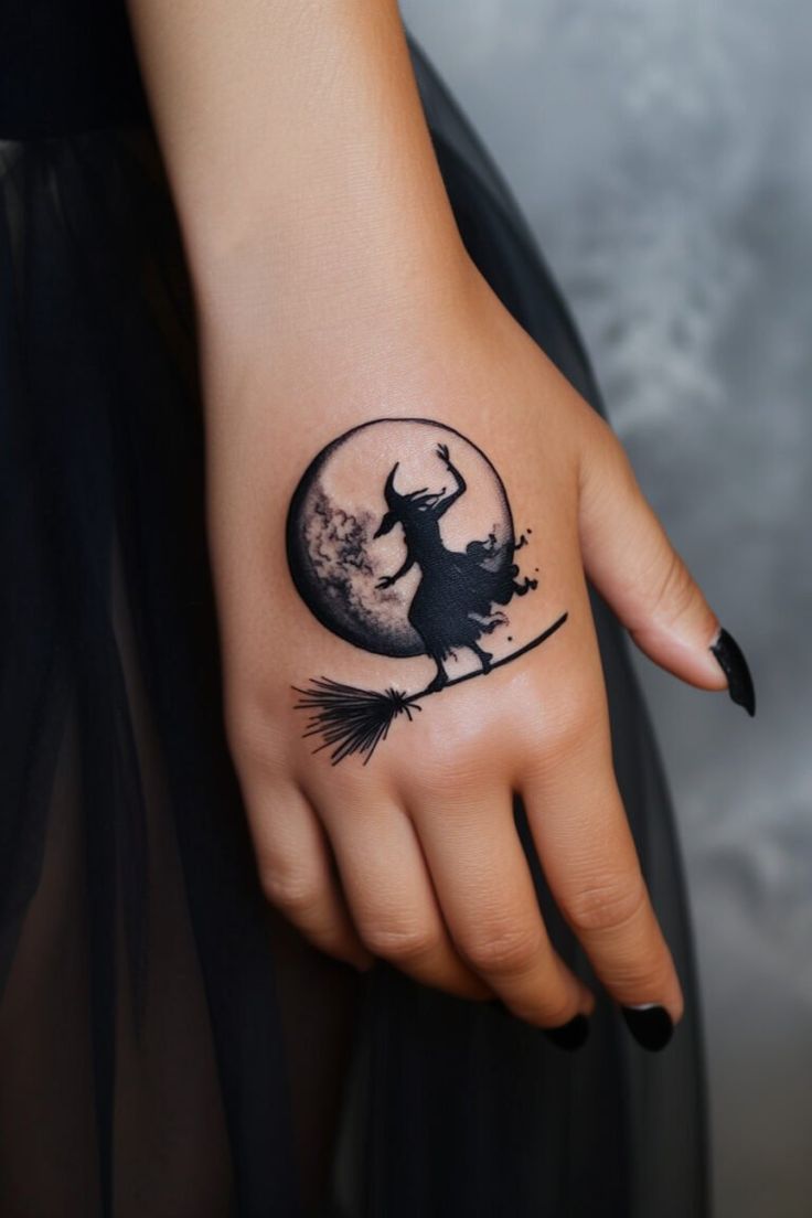 witch moon tattoo ideas 0048