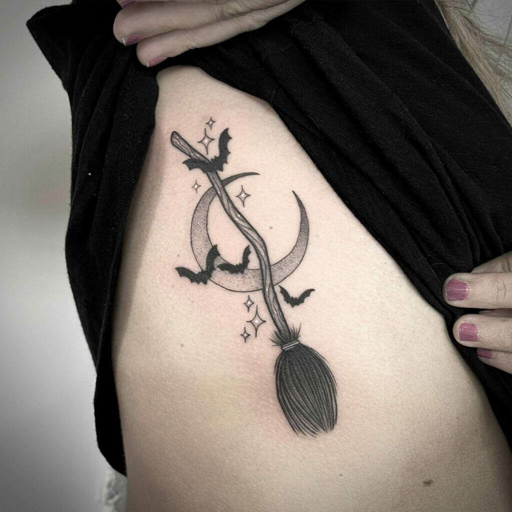 witch moon tattoo ideas 0059