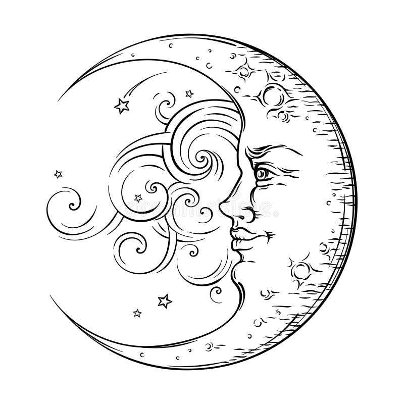 witch moon tattoo ideas 0060