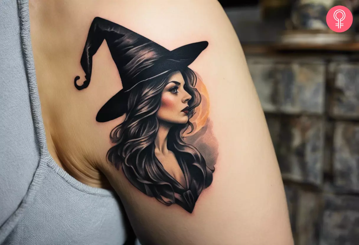 witch moon tattoo ideas 0071