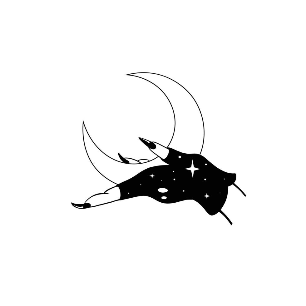 witch moon tattoo ideas 0090