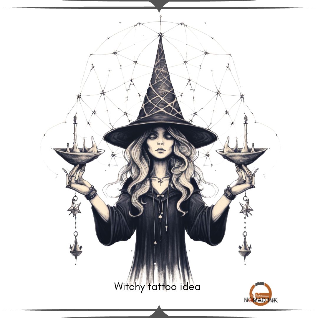 witch moon tattoo ideas 0092