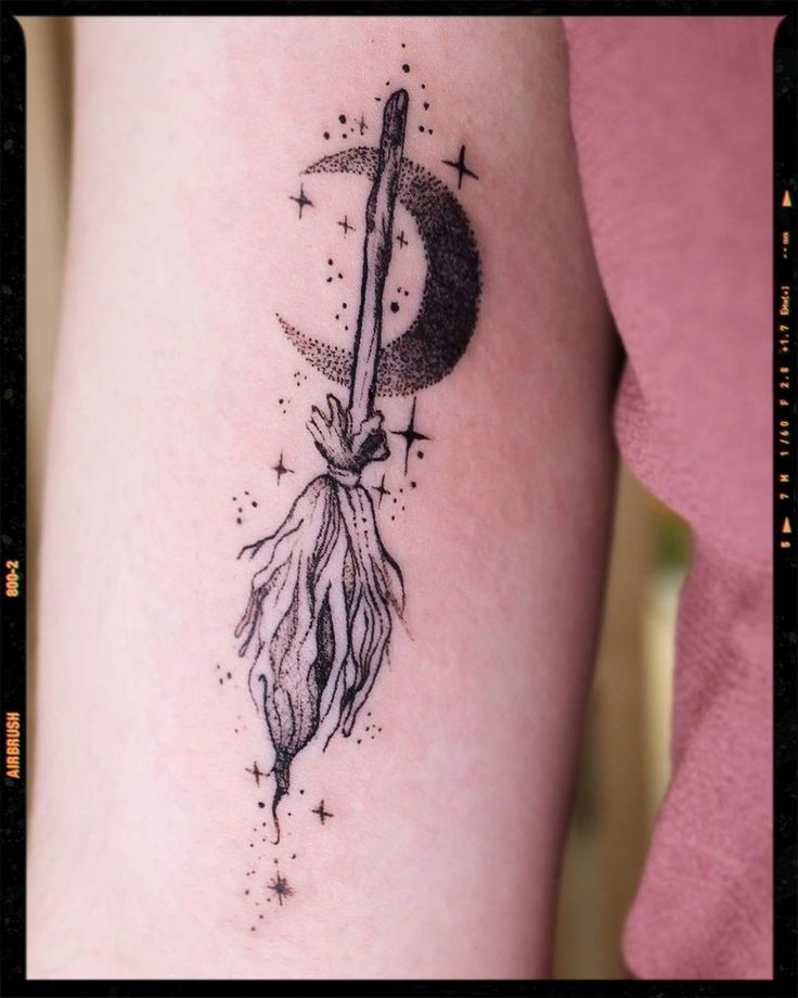 witch moon tattoo ideas 0098