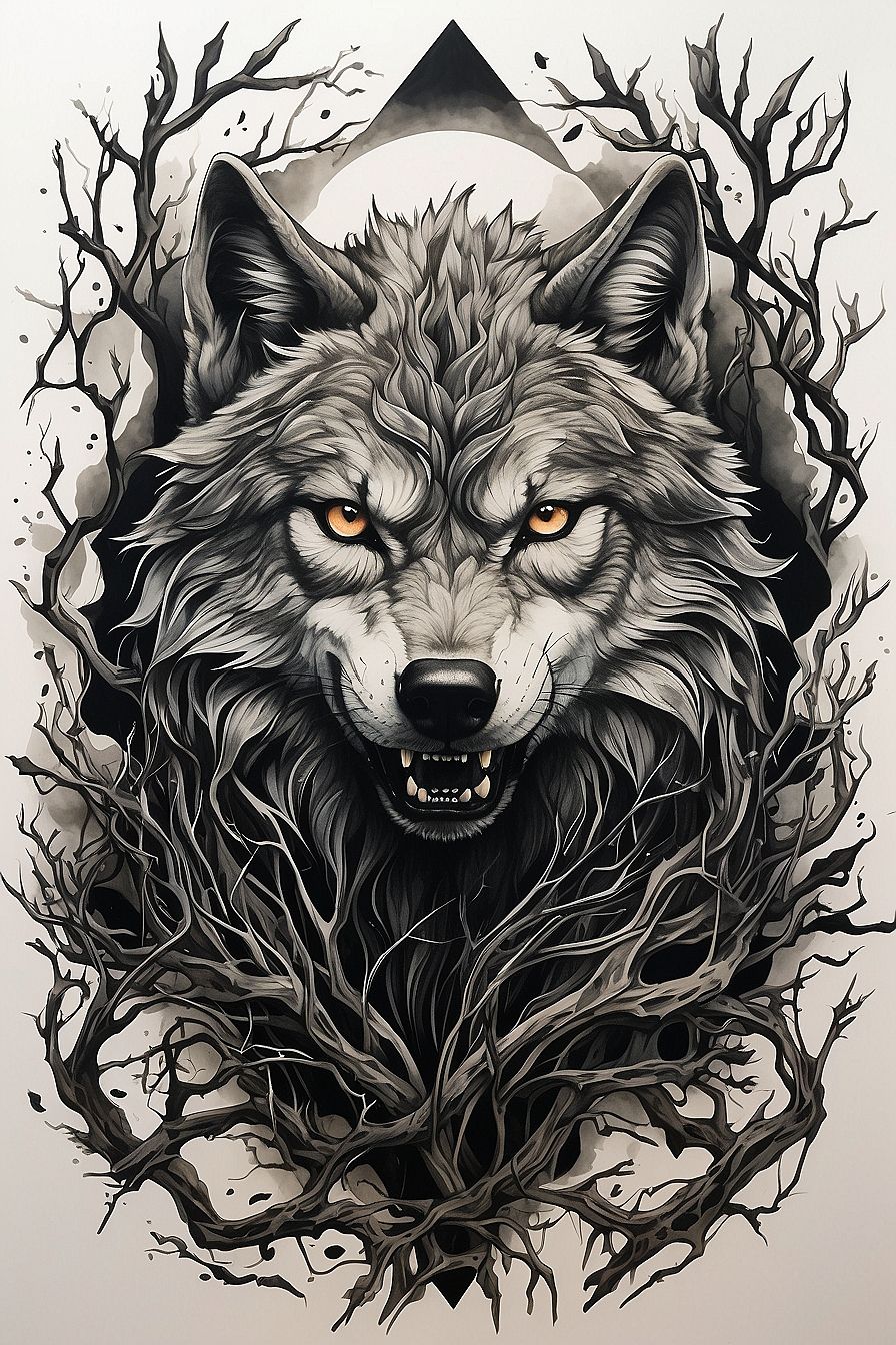 wolf tattoo ideas 0015