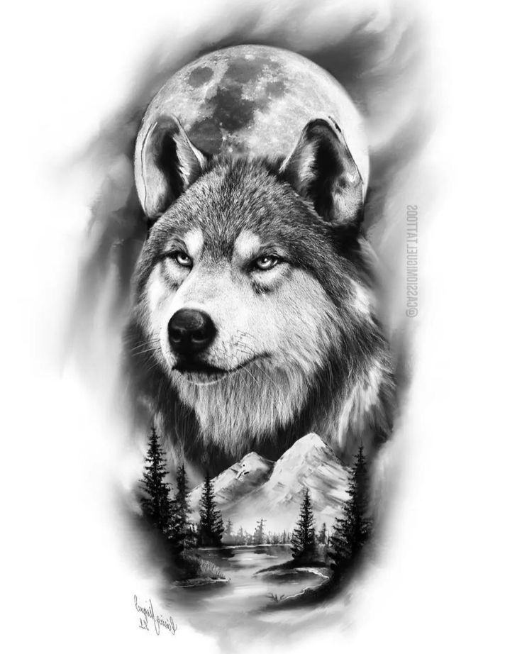 wolf tattoo ideas 0022