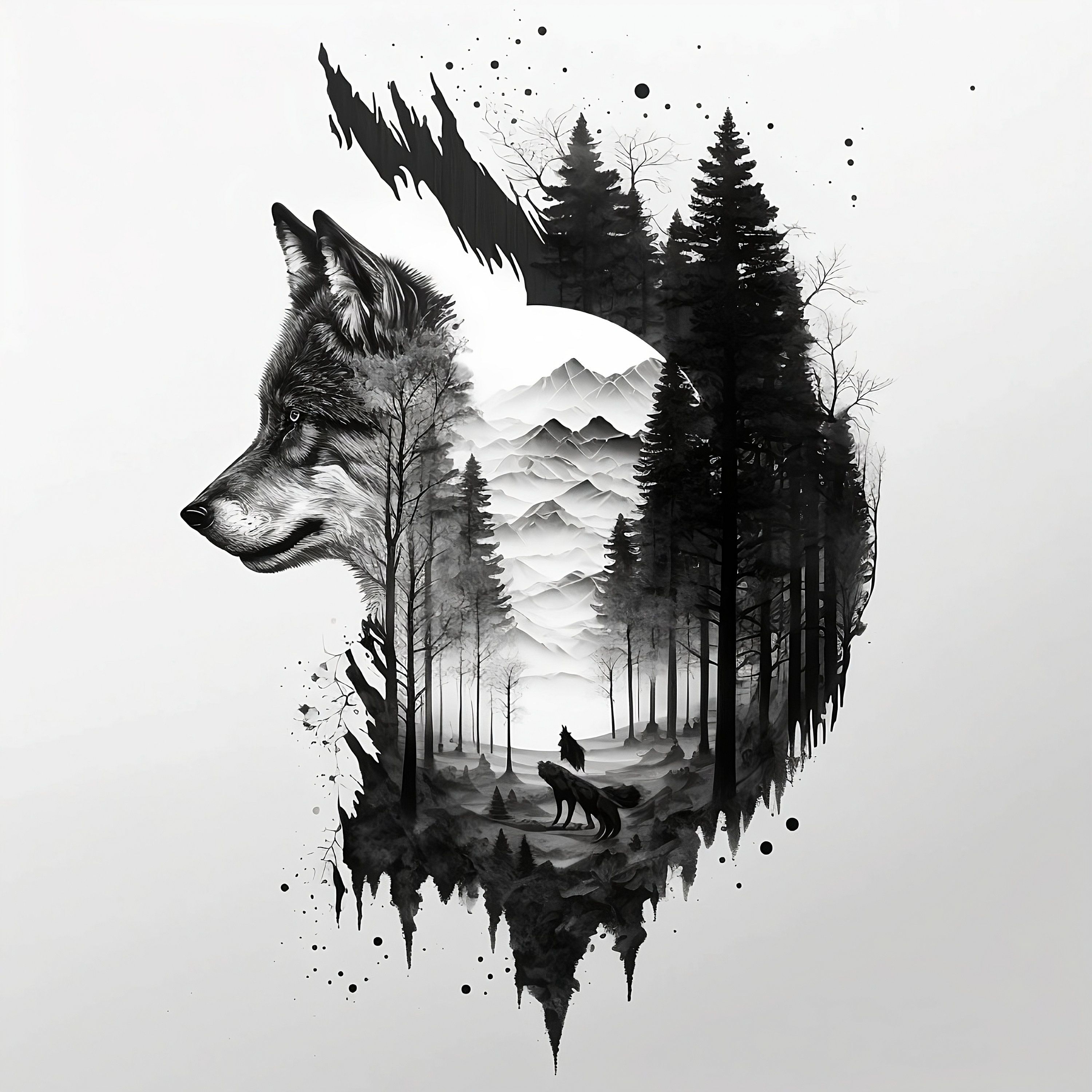 wolf tattoo ideas 0027