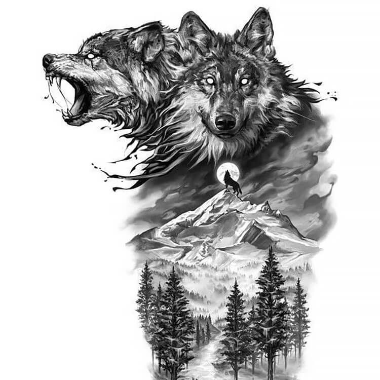 wolf tattoo ideas 0041