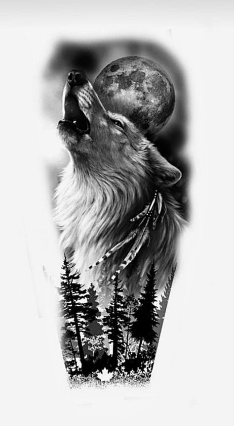 wolf tattoo ideas 0045