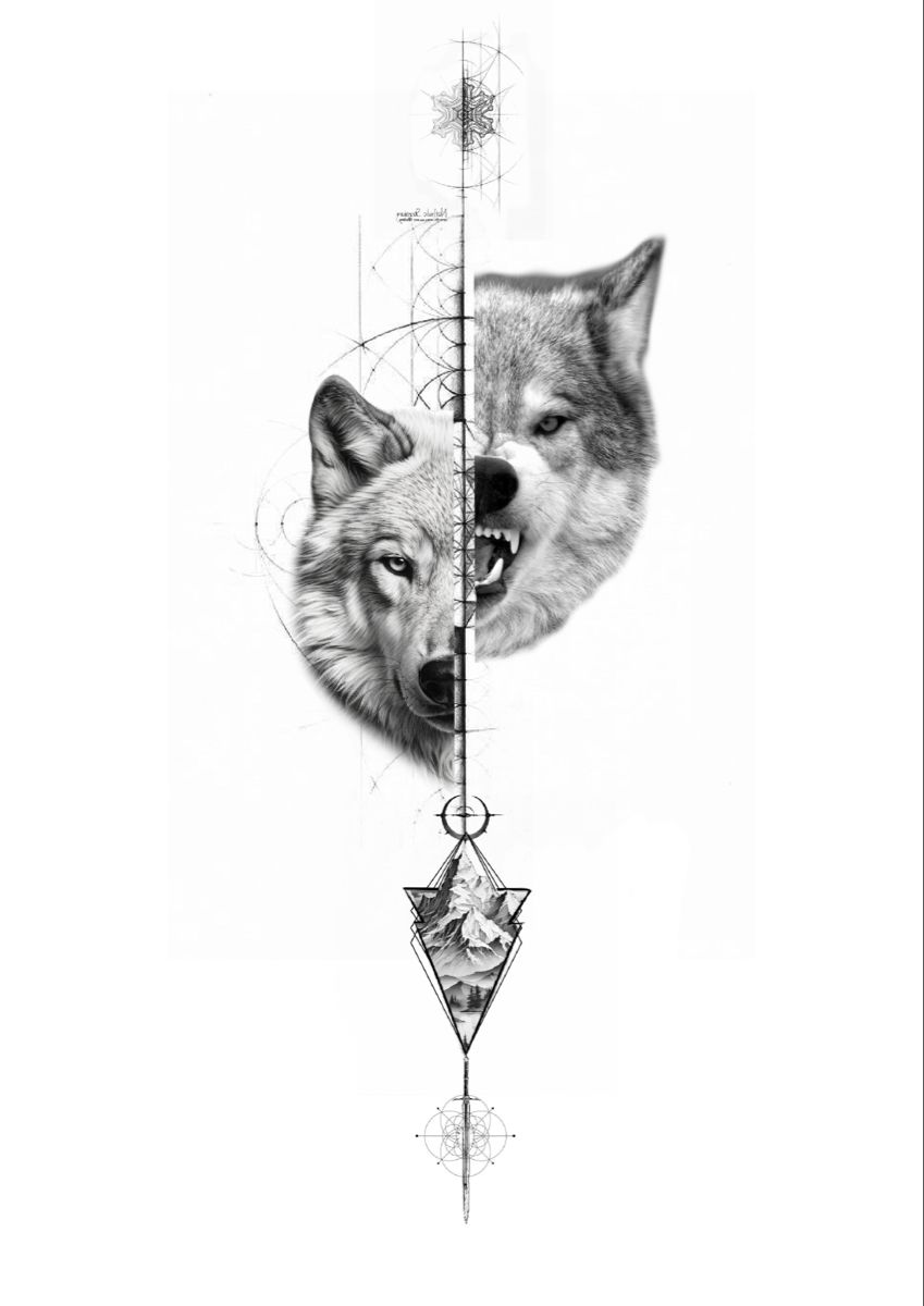 wolf tattoo ideas 0038