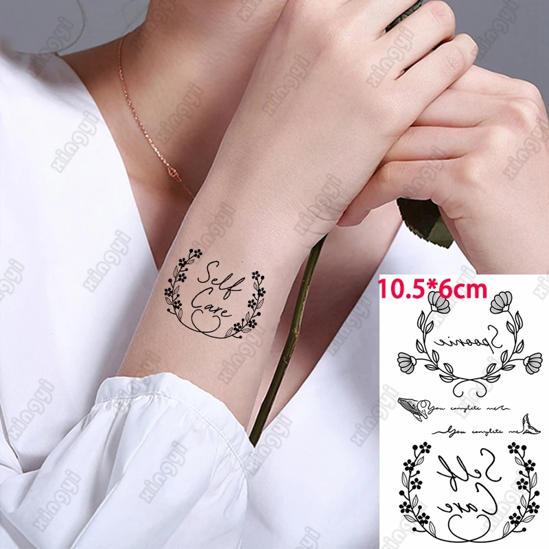 wrist mini small sunflower tattoo 0035