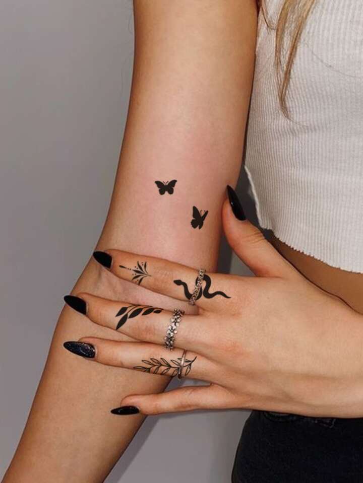 wrist placements for small butterfly tattoos