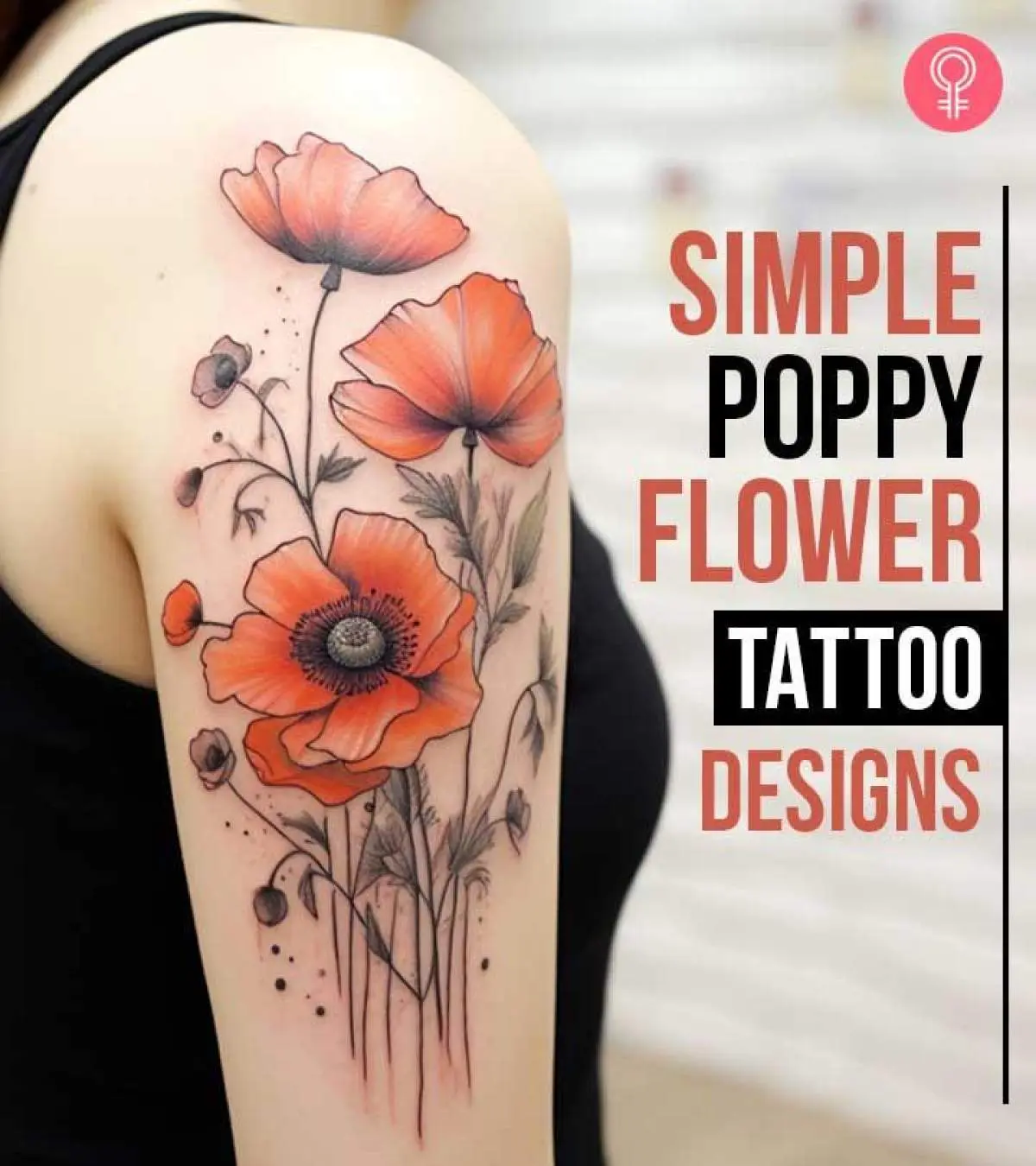 wrist poppy tattoo small 0032