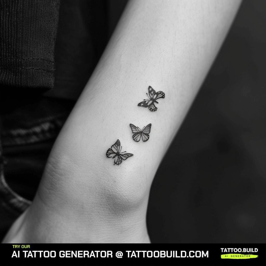 wrist small butterfly tattoo 0014