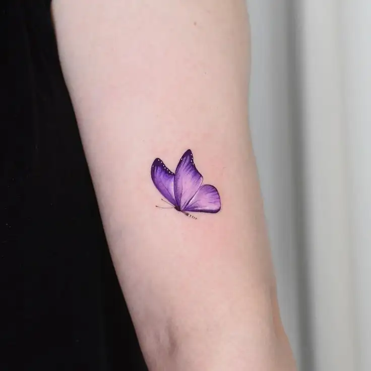 wrist small butterfly tattoo 0047