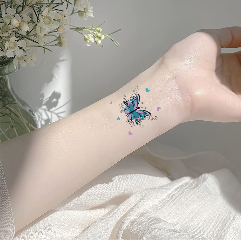 wrist small butterfly tattoo 0069