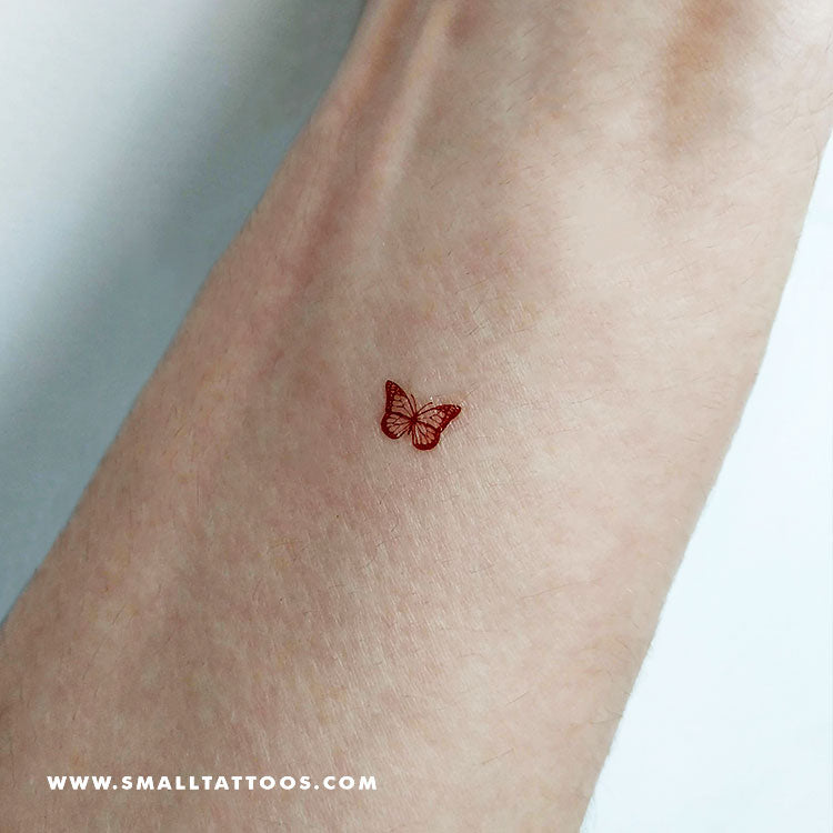 wrist small butterfly tattoo 0074