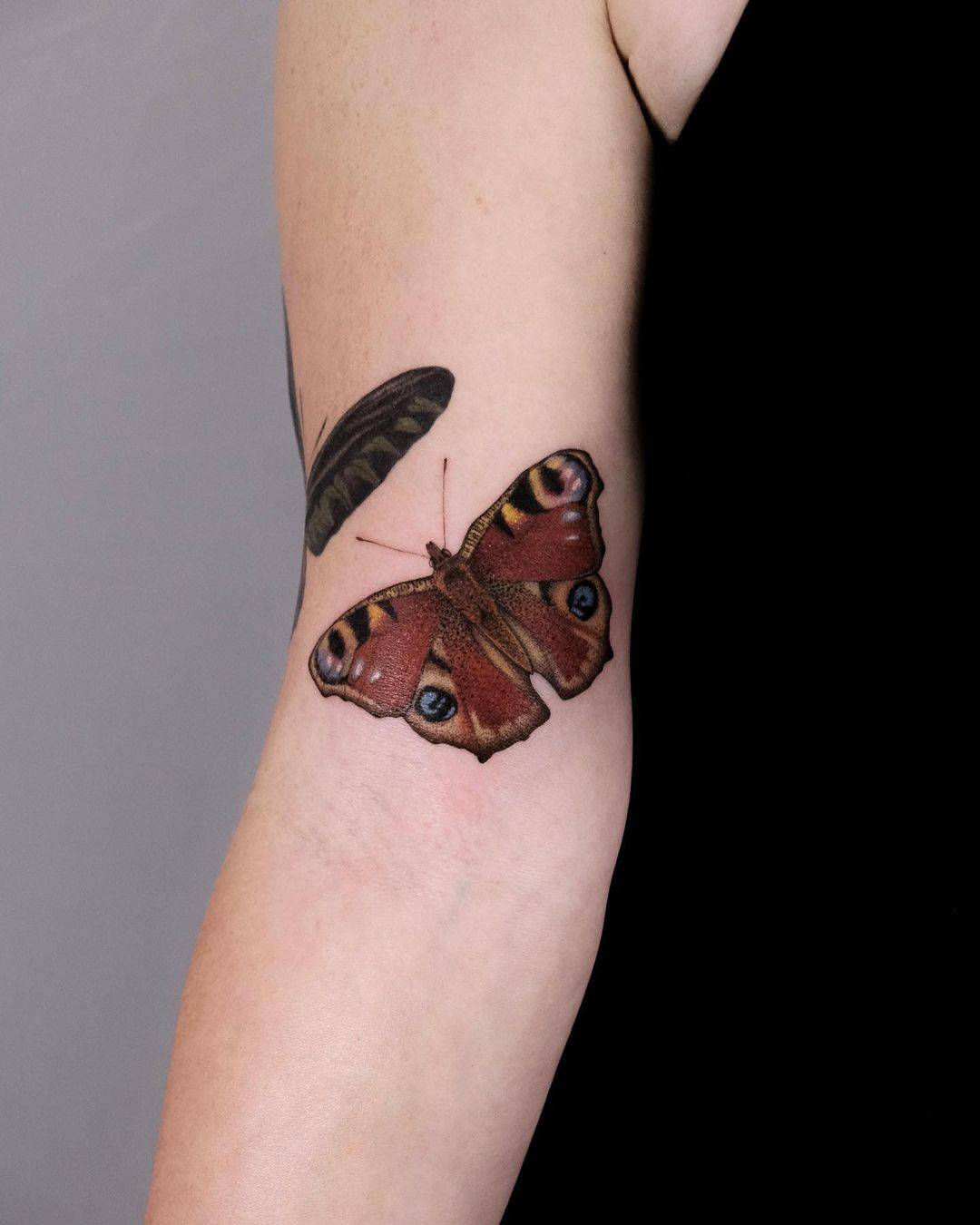 wrist small butterfly tattoo 0075