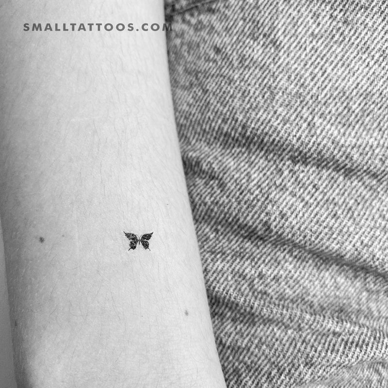 wrist small butterfly tattoo 0094