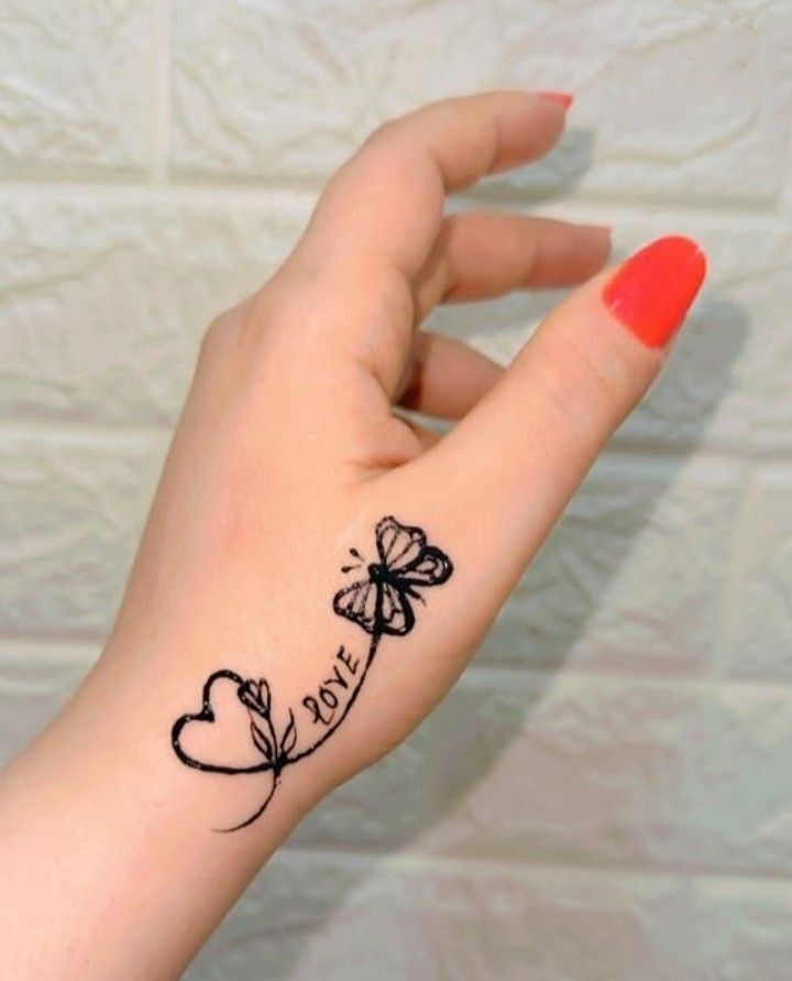 wrist small henna tattoo 0016