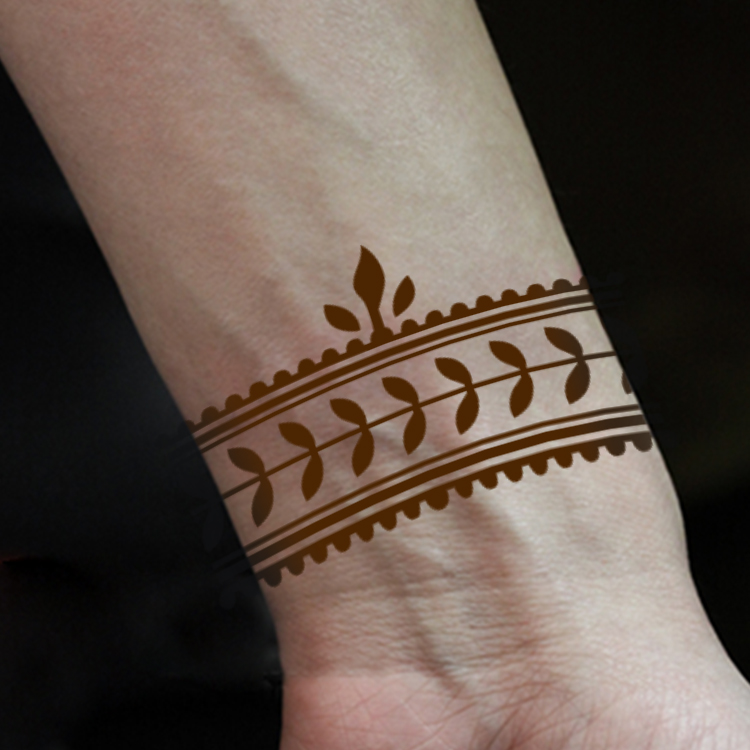 wrist small henna tattoo 0074