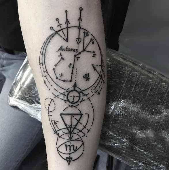 zodiac scorpio tattoo ideas 0025